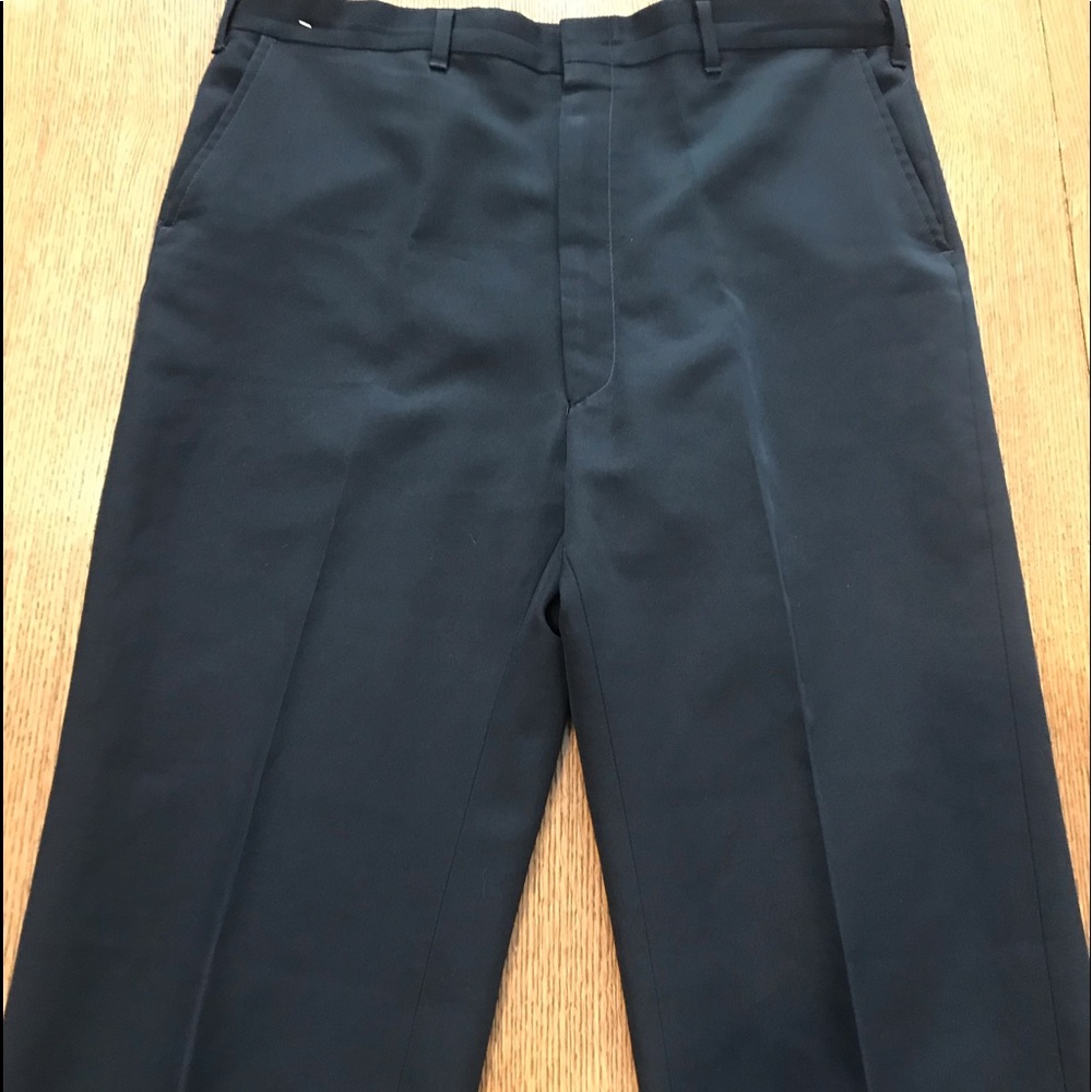 Military blue dress pants. Haggar slacks